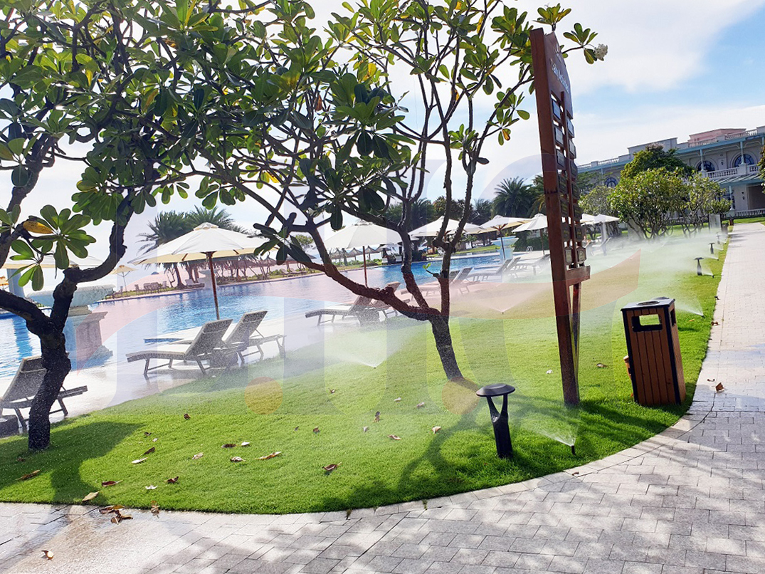 Dự án lắp đặt Hệ thống tưới tự động tại Vinpearl Resort & Spa Phú Quốc
