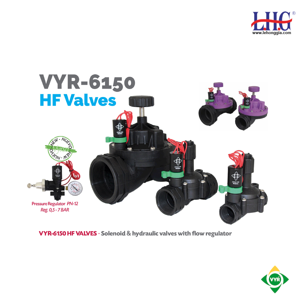 Van điện từ 24 VAC VYR-6150 HF Valves
